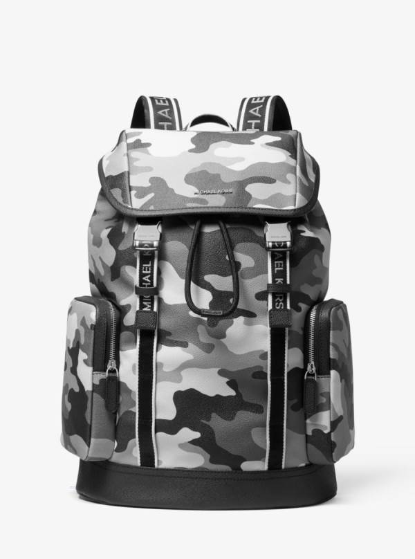 Panske Batohy Michael Kors Hudson Camouflage Siva Viacfarebný - Tasky Michael Kors Slevy | YWMVE-9710